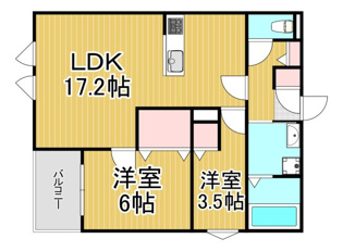 リブレメゾン花園町1の間取り