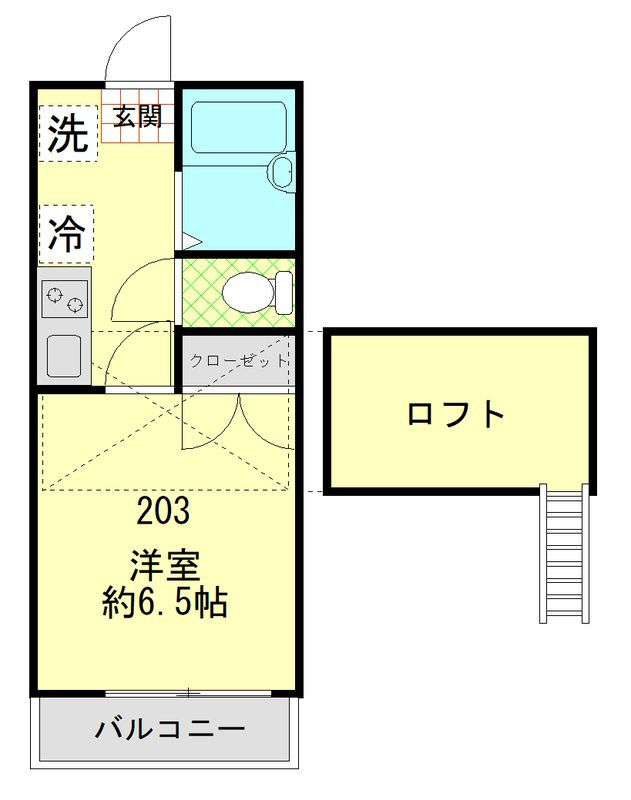 コルモ上大岡の間取り