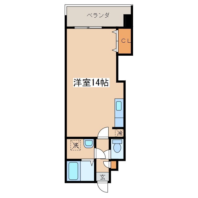 ノースコート新橋の間取り