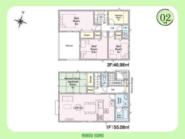 大村市原口町-第3の間取り|■■2号棟／間取図■■