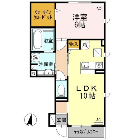 クレール南町の間取り
