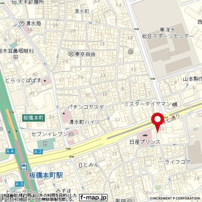 【地図】 | スパシエ　オリエンス　板橋本町