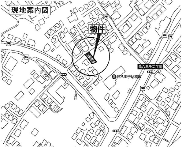 『八王子市土地』八王子市元八王子町2-1339-9【仲介手数料無料】の地図|～仲介手数料無料☆八王子ひなた不動産～八王子市元八王子町　売地
