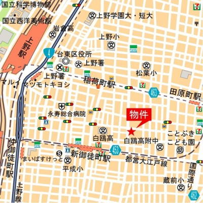 【地図】 | プライムブリス上野元浅草