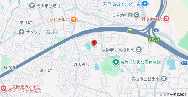 ベルセレッソ・ 古曽部の地図