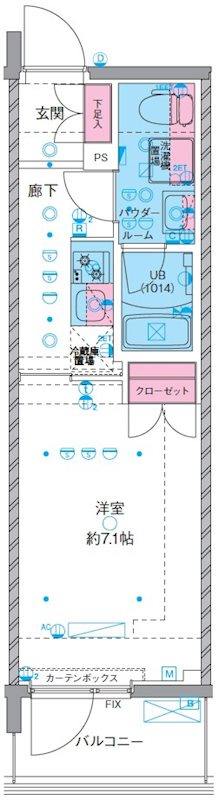 GENOVIA横浜石川町の間取り