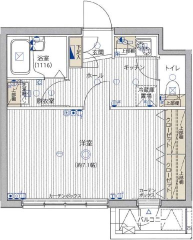 アプレシティ国分寺の間取り