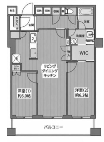 N4.TOWER（エヌフォー・タワー）の間取り