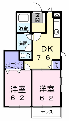 パナシェ・レーヴの間取り|間取図