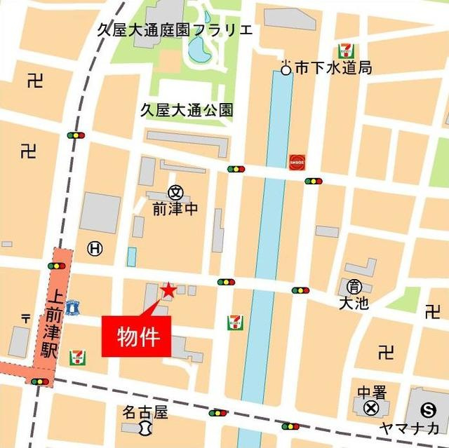 アデグランツ上前津の地図