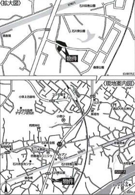 『八王子市土地』八王子市石川町1214-1【仲介手数料無料】の地図|～仲介手数料無料☆八王子ひなた不動産～八王子市石川町　売地