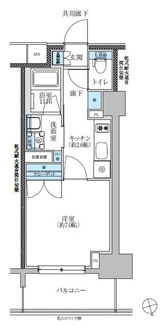 ＴＥＮＡＳ池下（テナス池下）の間取り