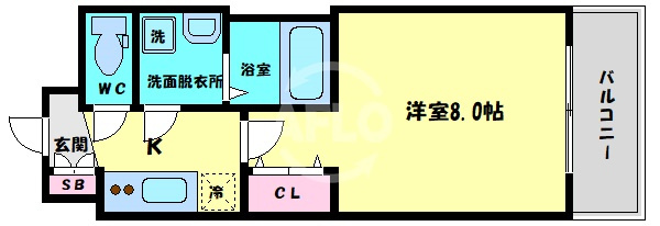 レジュールアッシュ都島の間取り|レジュールアッシュ都島　間取り