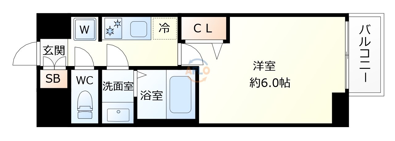 プレサンス野江内代ペルティエ　内代小学校区の間取り|プレサンス野江内代ペルティエ　間取り