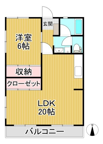 翠水ビルの間取り