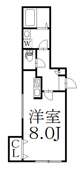 【間取り】 | ブランシェ中野Ⅱ