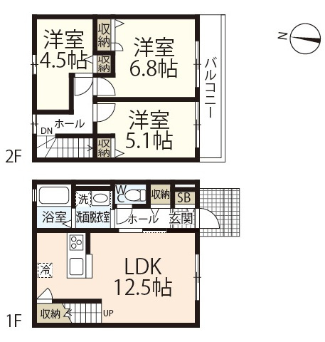 ＭＡＩＳＯＮ　ＮＥＵＦの間取り