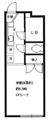 コルシード祐天寺の間取り|間取りです。