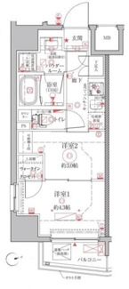 【間取り】 | クレイシアＩＤＺ上野