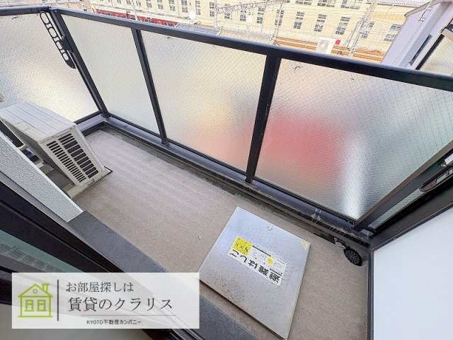 フォース桂のバルコニー