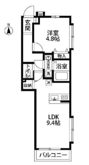 【間取り】 | ブランドール中野
