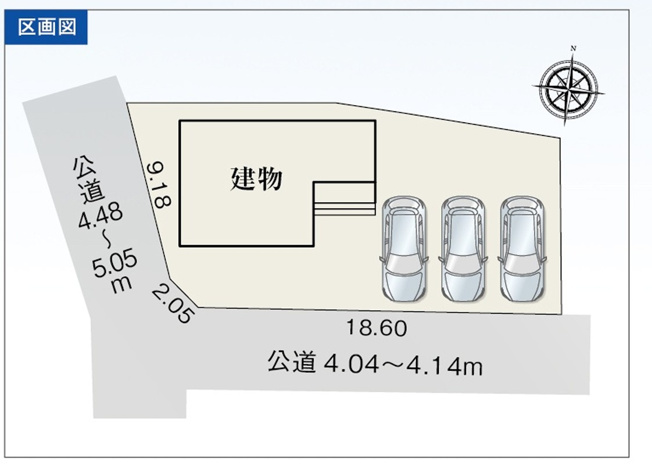 【区画図】 | 磐田市天龍 新築建売 | 区画図です