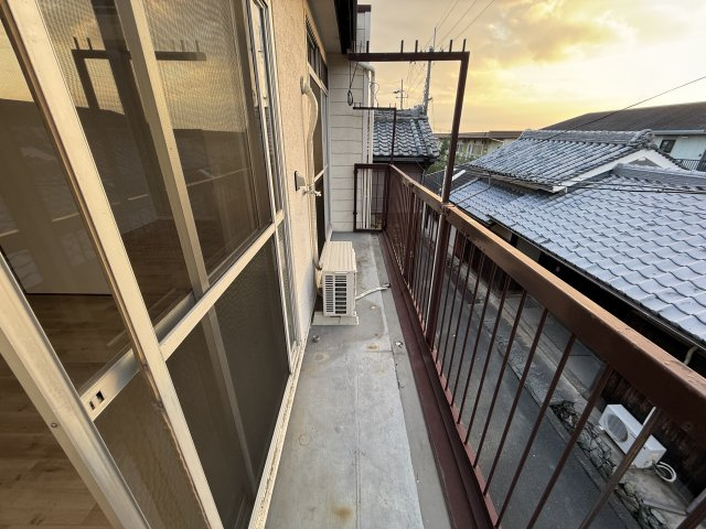 パールハイツⅢのバルコニー