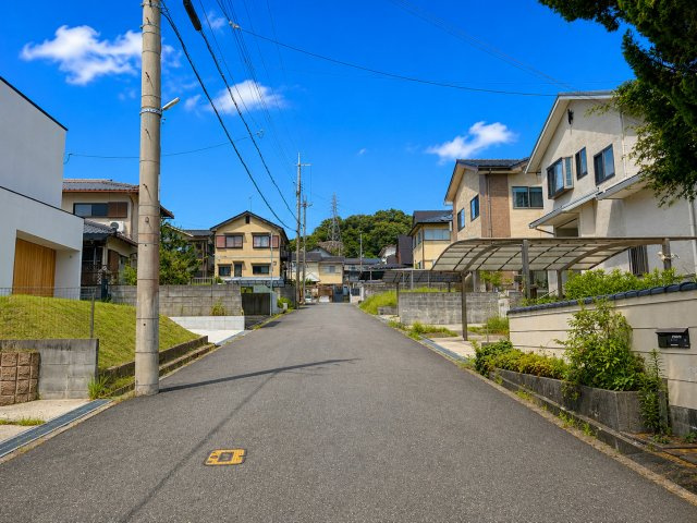 甲賀市水口町下山の前面道路含む現地写真