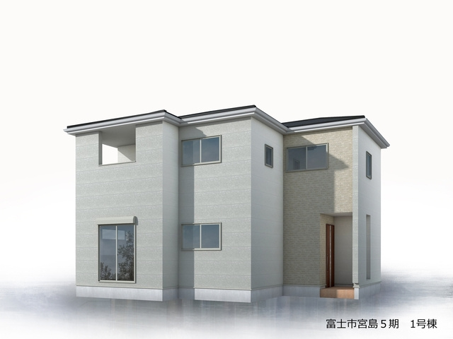 【外観パース】 | 富士市宮島 5期 新築建売 1号棟 | 外観パースです