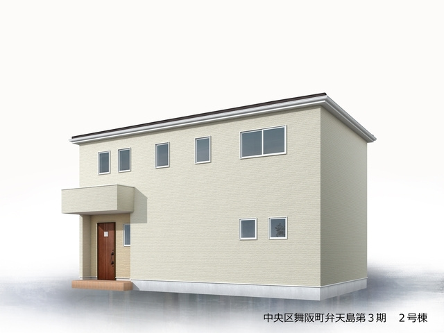 【外観パース】 | 浜松市中央区舞阪町弁天島 3期 新築建売 2号棟 | 外観パースです