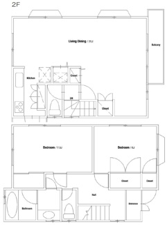 【間取り】 | 荏田東4丁目戸建