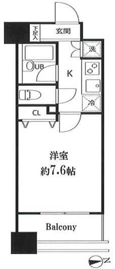 スペーシア秋葉原の間取り