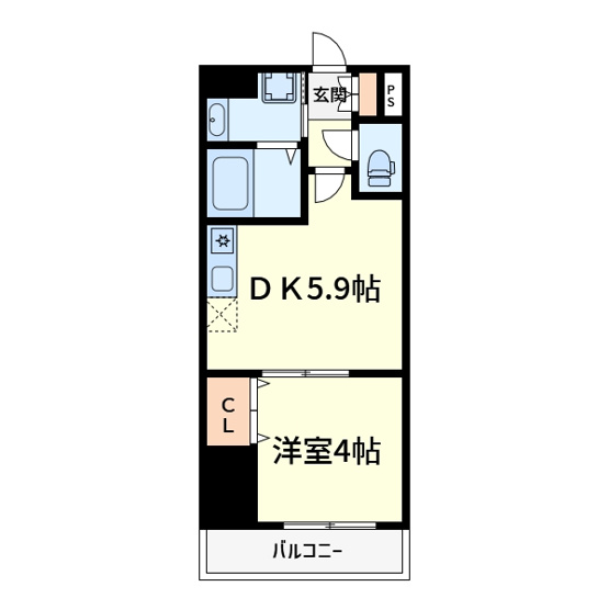 【間取り】 | プレステージⅢ城北