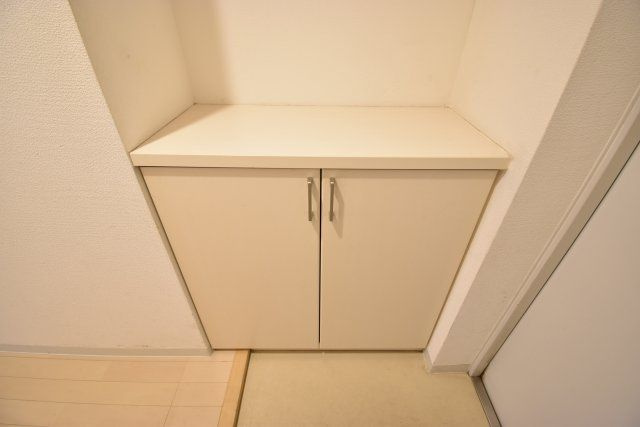 クレオキタホリエの玄関