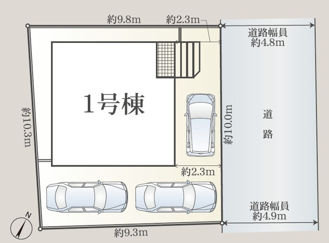 【間取り】 | 磐田市見付 10期 新築建売 | 区画図です