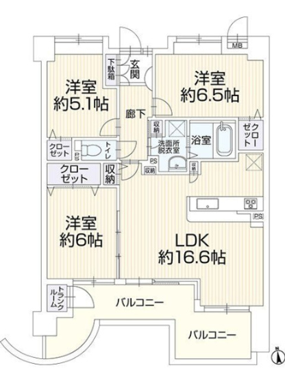 【間取り】 | アーバンパレス室見河畔