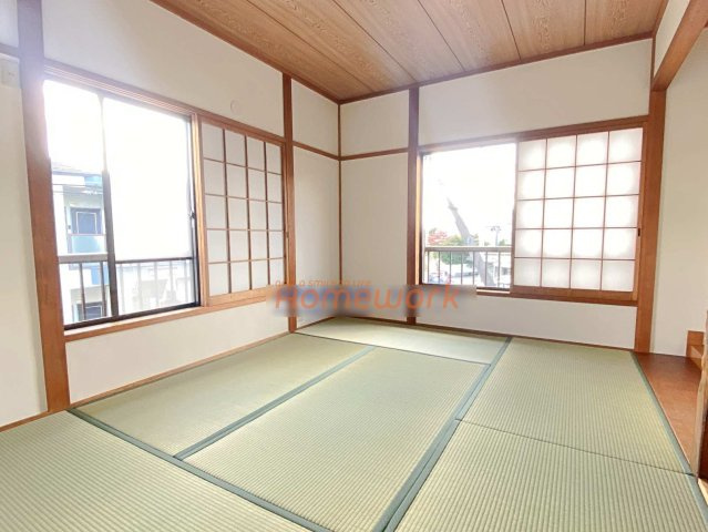 池永テラスハウスの和室|くつろぎの場として、客間として、様々なシーンで活躍する和室です