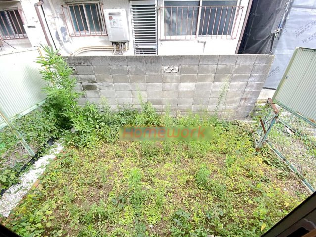 池永テラスハウスの庭|お庭が付いています