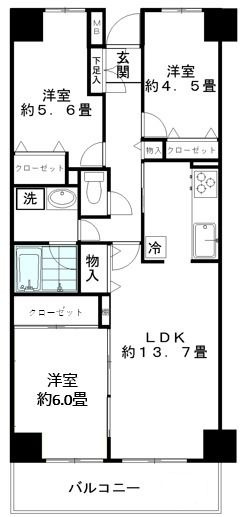 【間取り】 | ジュネス | 間取り