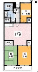 【間取り】 | ベルドミール小田原 | ベルドミール小田原の間取り