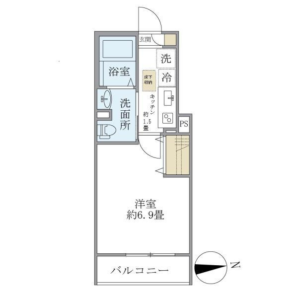 エルスタンザ綾瀬１丁目の間取り