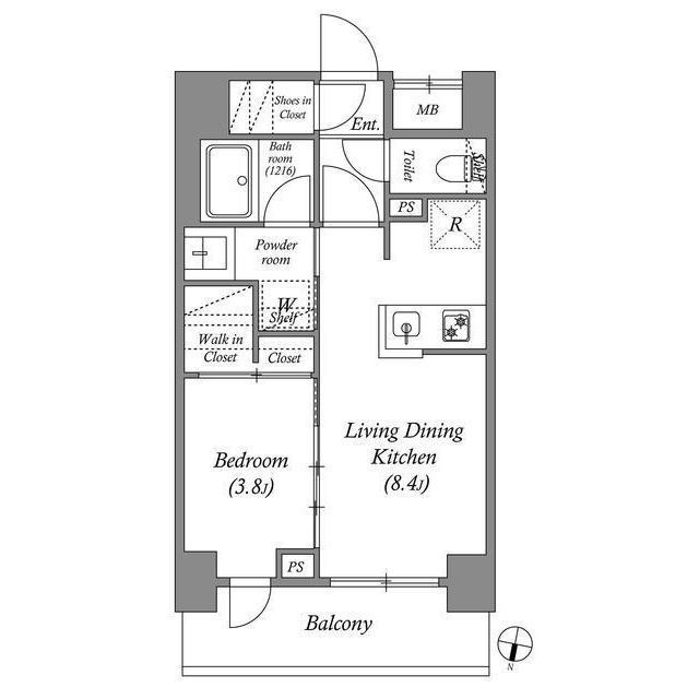 ACP Residence三ノ輪テラスの間取り