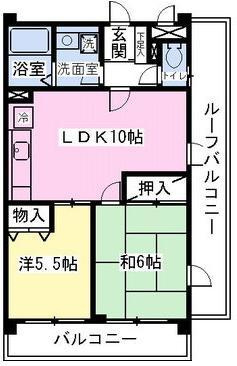 49.5平米　ルームシェア可能な２ＬＤＫ！