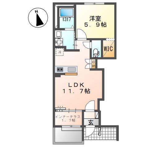 【間取り】 | 仮）三苫３丁目新築アパート