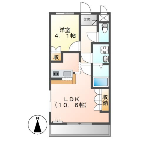【間取り】 | オリエンタルハイツ