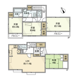 【間取り】 | 宮前戸建