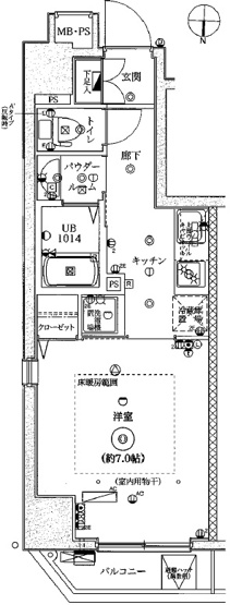 【間取り】 | フェルクルールプレスト文京湯島