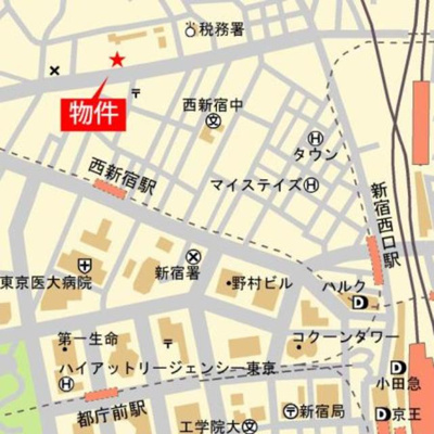 【地図】 | アーバネックス西新宿