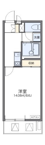 レオネクストリバーシティ本町の間取り