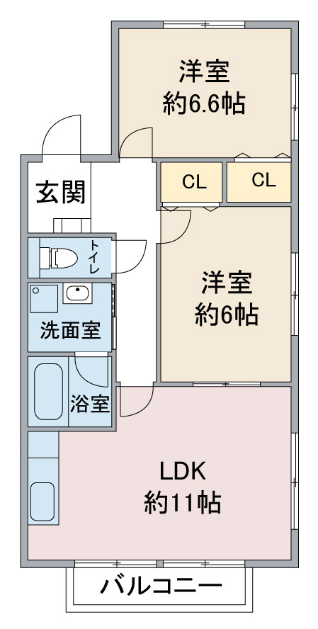 ルース　リーリヤの間取り